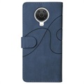 Bi-Color Series Nokia G10/G20 Wallet Case - Blue