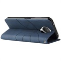 Bi-Color Series Nokia G10/G20 Wallet Case - Blue