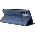 Bi-Color Series OnePlus Nord N200 5G Wallet Case - Blue
