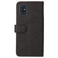 Bi-Color Series Samsung Galaxy A51 Wallet Case - Black