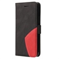 Bi-Color Series Samsung Galaxy A52 5G Wallet Case - Black