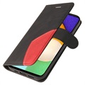 Bi-Color Series Samsung Galaxy A52 5G Wallet Case - Black