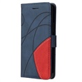 Bi-Color Series Samsung Galaxy A52 5G, Galaxy A52s Wallet Case - Blue