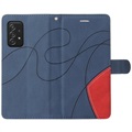 Bi-Color Series Samsung Galaxy A52 5G, Galaxy A52s Wallet Case - Blue