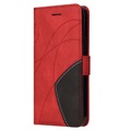 Bi-Color Series Samsung Galaxy A52 5G, Galaxy A52s Wallet Case - Red