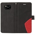 Bi-Color Series Xiaomi Poco X3 Pro/X3 NFC Wallet Case - Black