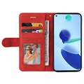 Bi-Color Series Xiaomi Mi 11 Lite 5G Wallet Case - Red