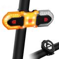 Bike Tail Light Wireless Control Bike Turn Signal Light Waterproof Bicycle Front Rear Safety Warning Light for Mountain Bike Road Bicycle - Set 1