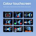 Bluetooth 5.4 AI Translation Wireless Earphones with Touchscreen Charging Case