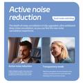 Bluetooth 5.4 AI Translation Wireless Earphones with Touchscreen Charging Case - Black