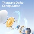 Bluetooth 5.4 AI Translation Wireless Earphones with Touchscreen Charging Case - Black