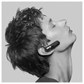Bluetooth Headset with Microphone and LCD Display - Black