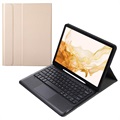 Samsung Galaxy Tab S8+ Bluetooth Keyboard Case - Gold