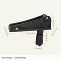 Boat Anchor Lock Bracket with 360-Degree Rotating Rope Holder - Black