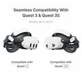 BoboVR M3 Adjustable Head Strap for Meta Quest 3/3S - White