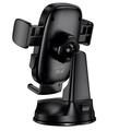 Borofone BH132 Follower Gravity Car Holder for Windshield/Dashboard - 4.5"-7" - Black
