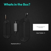 Botslab Dash Cam Hardwire Kit - USB-C, 24/7 Parking Monitor, Low-Voltage Protection - Black