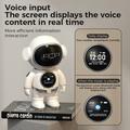 Bowai OBC8 AI Smart Talking Robot Toy with LED Face - White