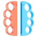 Boxing Knuckle Grips for Nintendo Switch 2 Joy-Con Controllers - 2 Pcs. - Orange / Blue