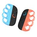 Boxing Knuckle Grips for Nintendo Switch 2 Joy-Con Controllers - 2 Pcs. - Orange / Blue