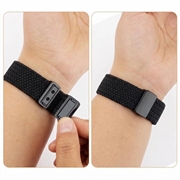 Apple Watch Braided Nylon Magnetic Strap - 49mm/46mm/45mm/44mm - Black