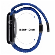 Apple Watch Braided Nylon Magnetic Strap - 49mm/46mm/45mm/44mm - Blue