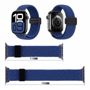 Apple Watch Braided Nylon Magnetic Strap - 49mm/46mm/45mm/44mm - Blue
