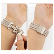Apple Watch Braided Nylon Magnetic Strap - 49mm/46mm/45mm/44mm - Starlight