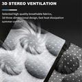 Breathable Anti-Fatigue Seat Pad with 3D Ventilation - Black
