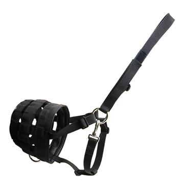 Breathable Horse Grazing Muzzle - Size S - Black