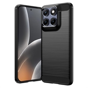 Motorola Edge 70 Fusion/70 Fusion+ Brushed TPU Case - Carbon Fiber - Black