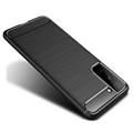 Samsung Galaxy S21 5G Brushed TPU Case - Carbon Fiber