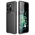 OnePlus 10T/Ace Pro Brushed TPU Cover - Carbon Fiber - Black