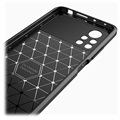 Xiaomi Poco X4 Pro 5G Brushed TPU Case - Carbon Fiber - Black