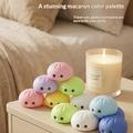 Bubble Blowing Dumpling Squishy Stress Relief Toy with Steamer Box - Blue