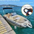 Bungee Dock Line Mooring Rope with Foam Float for Boats - 1.2m to 1.68m