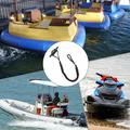 Bungee Dock Line Mooring Rope with Foam Float for Boats - 1.2m to 1.68m
