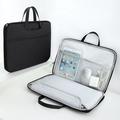 Business Laptop Bag with Full-Open Design - 15.6" - Black