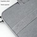 Business Laptop Bag with Full-Open Design - 15.6" - Grey