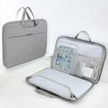 Business Laptop Bag with Full-Open Design - 15.6" - Grey