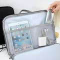 Business Laptop Bag with Full-Open Design - 15.6" - Grey