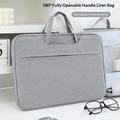 Business Laptop Bag with Full-Open Design - 15.6" - Grey