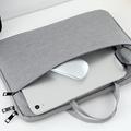 Business Laptop Bag with Full-Open Design - 15.6" - Grey