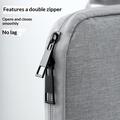 Business Laptop Bag with Full-Open Design - 15.6" - Grey