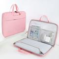 Business Laptop Bag with Full-Open Design - 15.6" - Pink