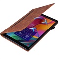 Business Style Samsung Galaxy Tab A7 Lite Smart Folio Case - Brown