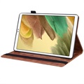 Business Style Samsung Galaxy Tab A7 Lite Smart Folio Case - Brown