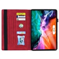 Business Style iPad Air 2020/2022/iPad Pro 11 2021 Smart Folio Case - Red