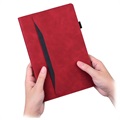 Business Style iPad Air 2020/2022/iPad Pro 11 2021 Smart Folio Case - Red