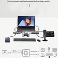 C-HD019 USB-C Bidirectional Switch - 8K/10Gbps/100W - Black